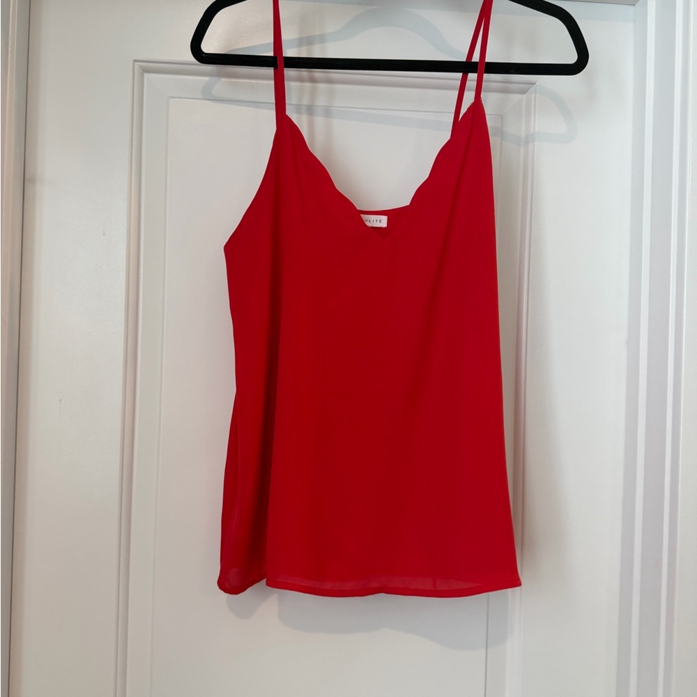 Socialite Vibrant Red Camisole